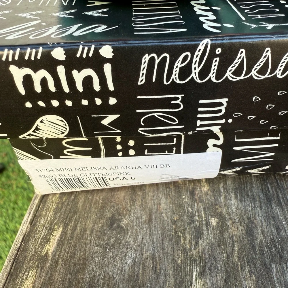MINI MELISSA ARANHA‎ VIII Popsicle PINK/GREEN Sandals Size  6 NIB